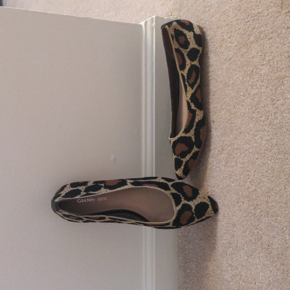Cheetah print flats